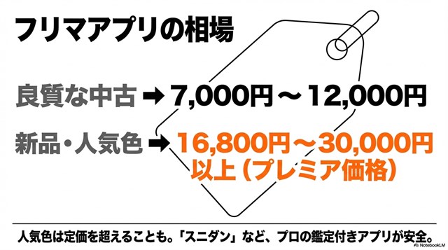 フリマアプリ等での2002r相場表。中古(7,000円〜12,000円)、新品・人気色(16,800円〜30,000円以上)の価格目安。