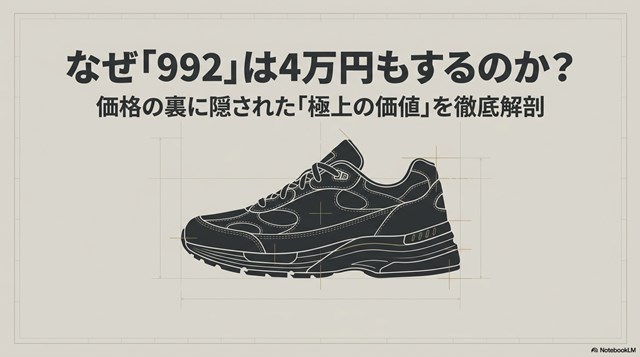 ニューバランス992が4万円である4つの理由